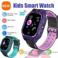 Kids 2G Smart Watch SOS GPS Location Sim Card Call Child SmartWatch Camera Waterproof Boys Girl Gift For Ios Android 2025 New