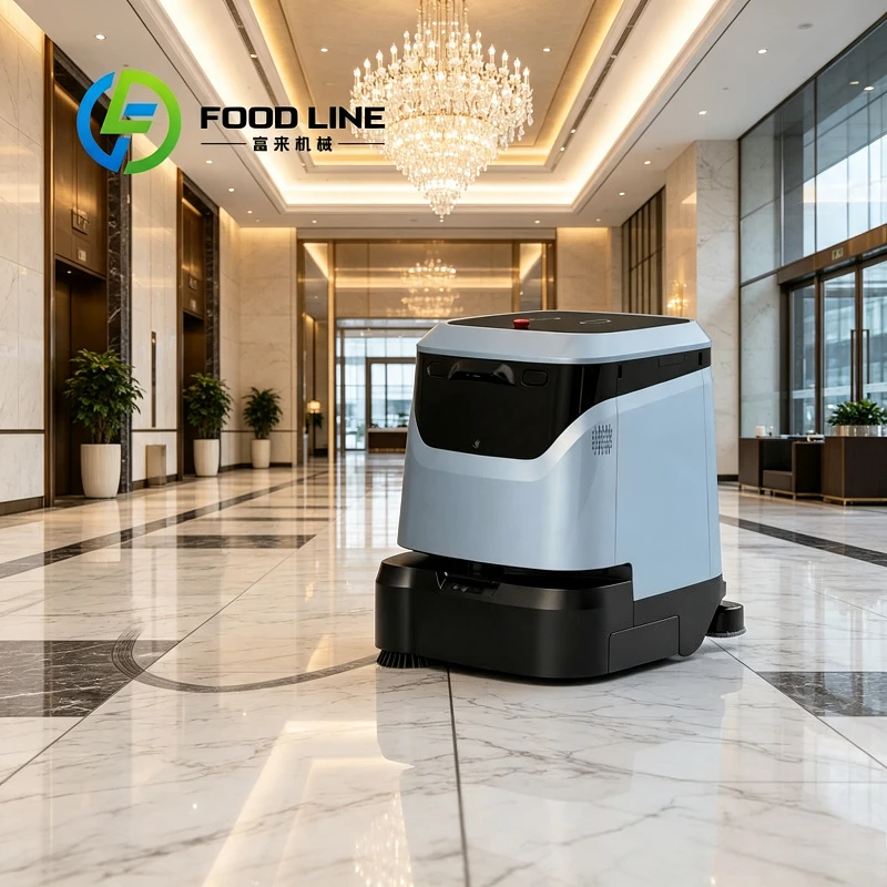 2026 Best-Selling Super Robot Mop Commercial Cleaning Robot App-Controlled Auto Charge Automatic Dirt Disposal Large Cleaning