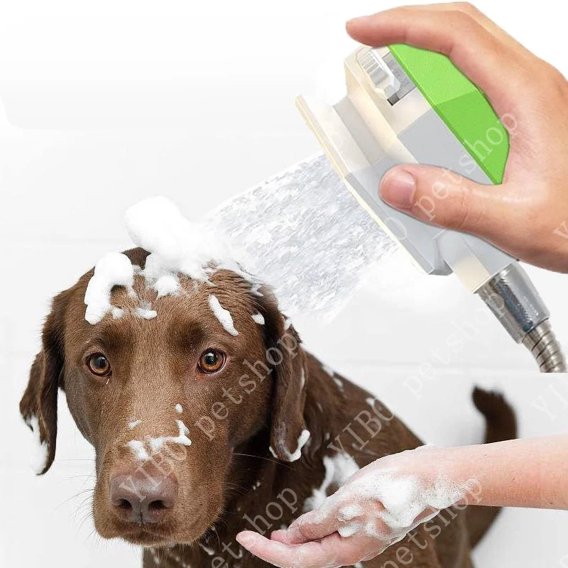 

Multi-function Pet Bath Shower Head Dogs Water Sprayer Brush With Hose Washer Cat Home Cleaning Tools Bathroom Attachmen