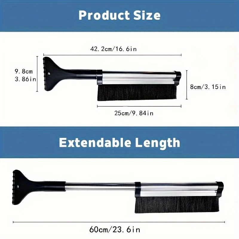 Scalable Multifunctional Snow Shovel, Car Snow Shovel, Multifunctional Removal Cleaning Tool