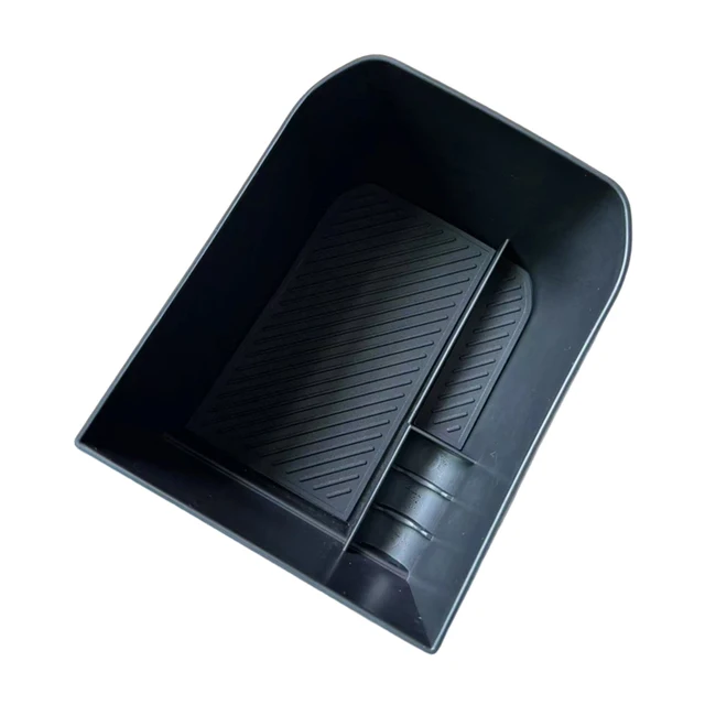 ABS Material Car Center Console Armrest Under Internal Coin Storage Box Holder Organizer Tray For Kia EV3 2024-Up Stowing Tiding 6