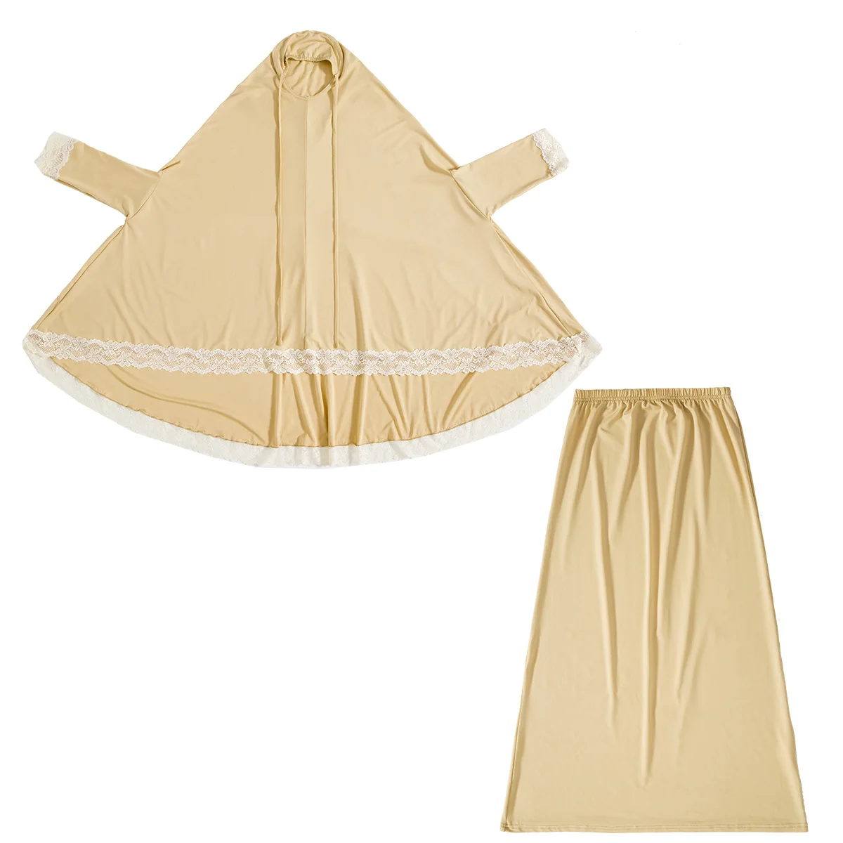 Girls' Lace Bat Shirt and Skirt Set