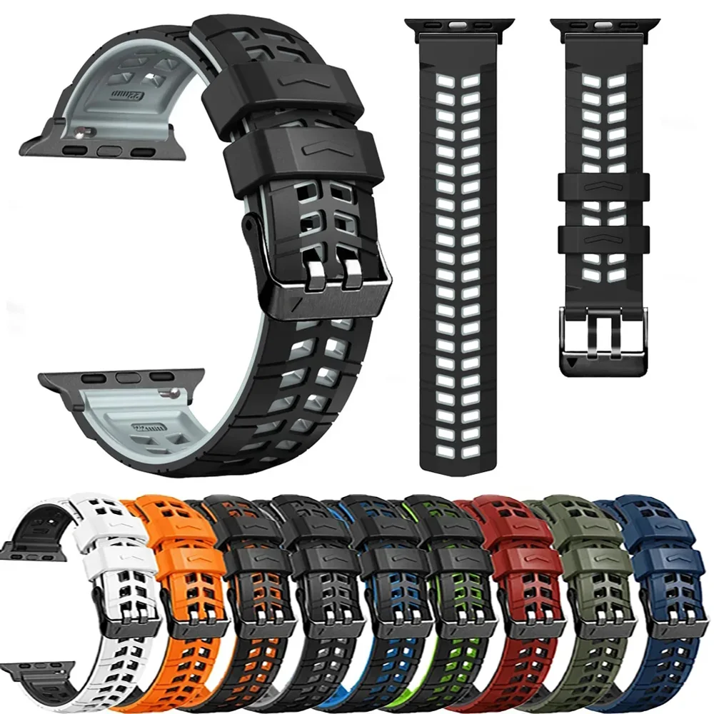 Premium Silicone Smartwatch Band Strap - Versatile Fit and Style