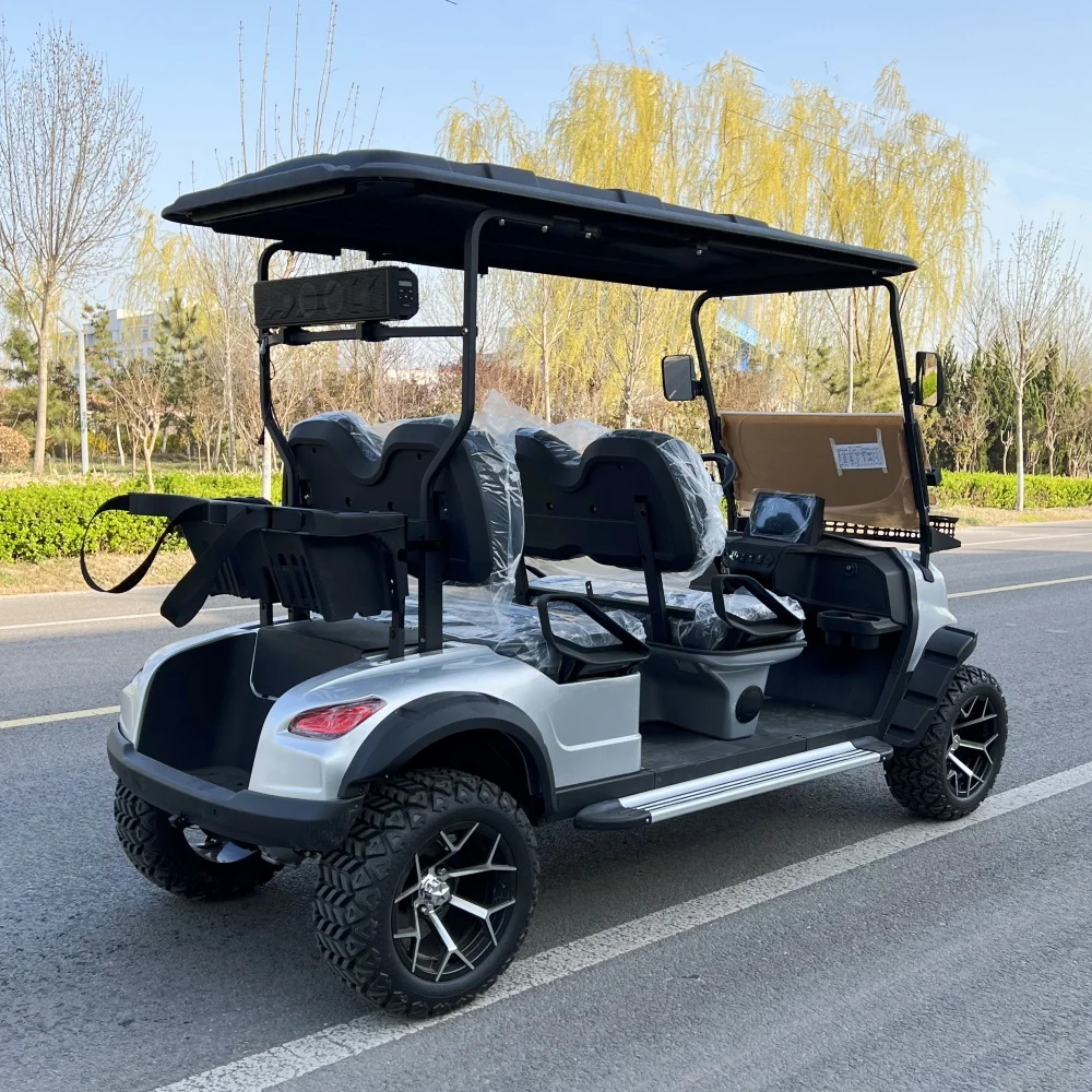 

Chinese Factory 2 4 6 Seater Electric Golf Cart 48V 60V 72V Lithium Lifted Electric Golf Buggy Club Car Custom