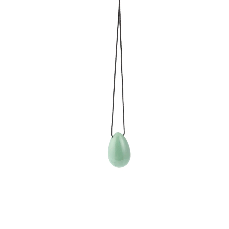 3 Pcs/Set 45*30mm 40*25mm 30*20mm Yoni Eggs Natural Green Aventurine Jade Eggs for Kegel Exercise Crystal Healing Reiki 5