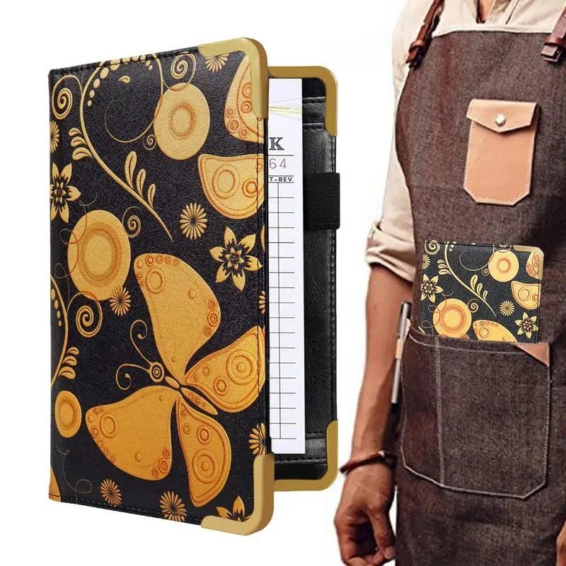 

Waitress Book Organizer Waiter Book Serving Restaurant Organizer Multi-Purpose Waitress Books Storage Supplies For Pencils