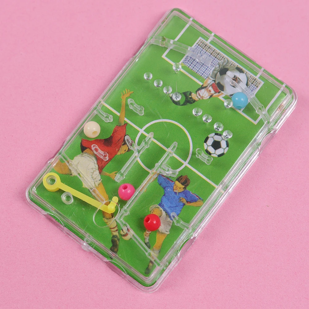 12Pc Football Theme Maze Game Early Educational Toy for Kids Birthday Party Favors Boy Sports Soccer Gift Giveaway Pinata Filler