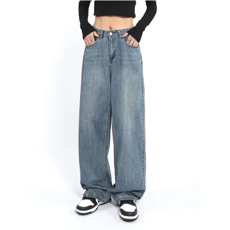 

Y2k Grunge Pants Vintage Baggy Jeans Feminino For Women Spring 2023 Cargo Pants Women Woman Trousers Korean Streetwear Retro