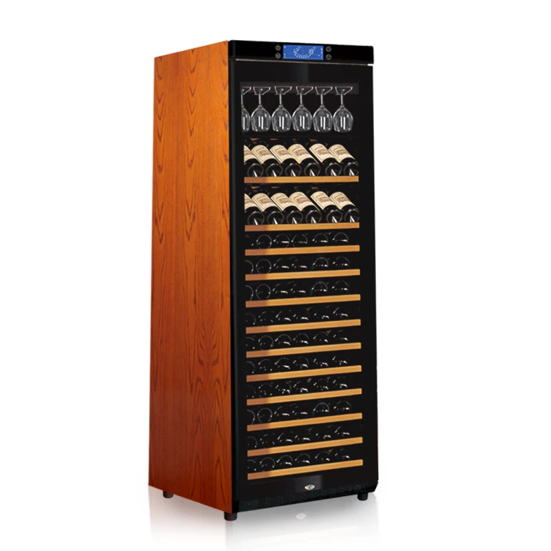 Offer 120 Bottles Whirlpool Embraco Refrigeration Solid Wooden Wine Fridge Kitchen Cabinet