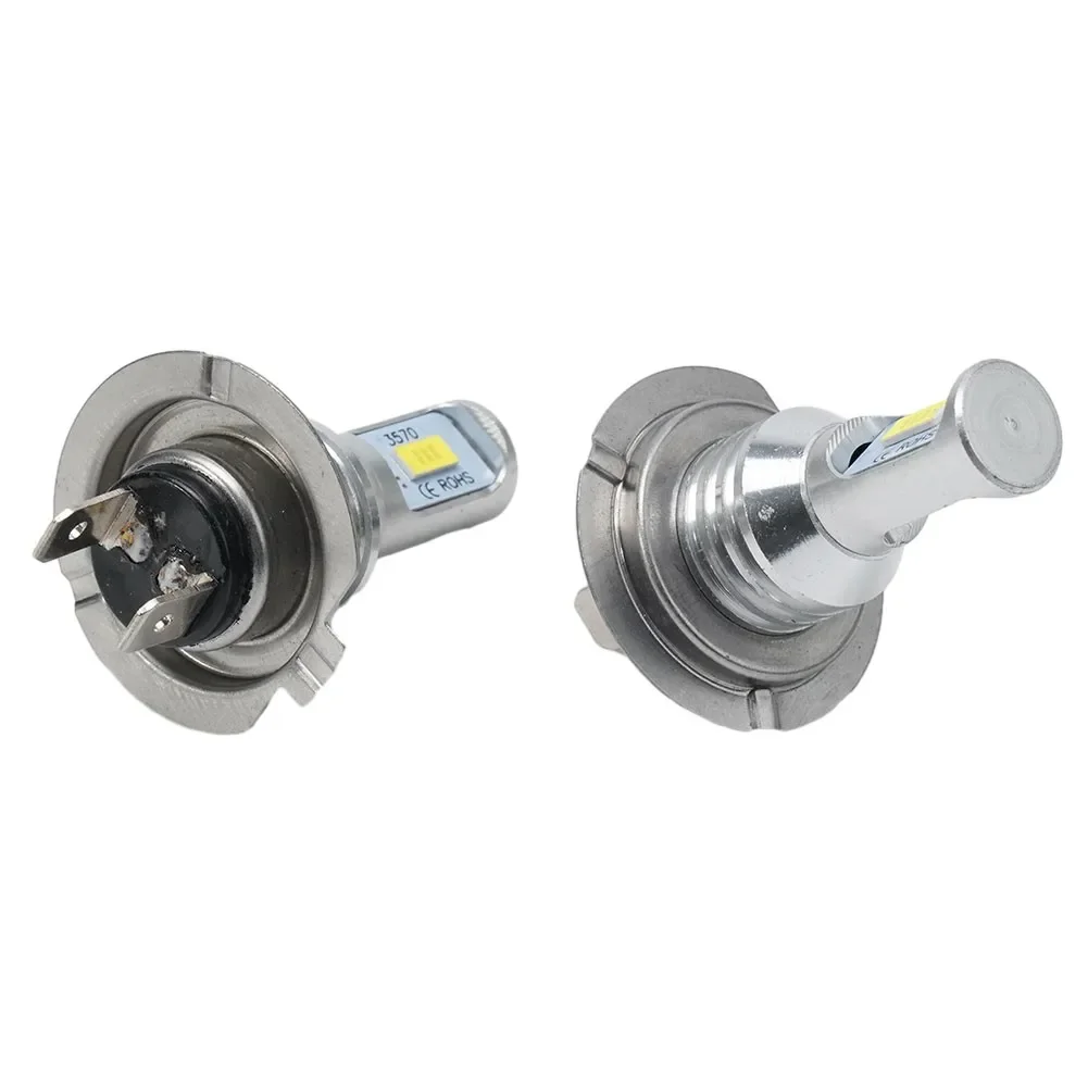 자동차 LED 헤드라이트, DC 12-24V, 방진 H7 부품 교체 세트, 매우 밝은 방수 6000K, 자동차 55W 내구성