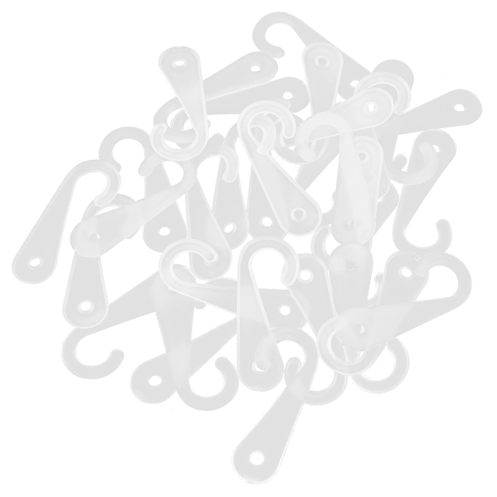 

500pcs Plastic J Shaped Sock Hanger Hooks Hanging Hook for Clothing Parts
