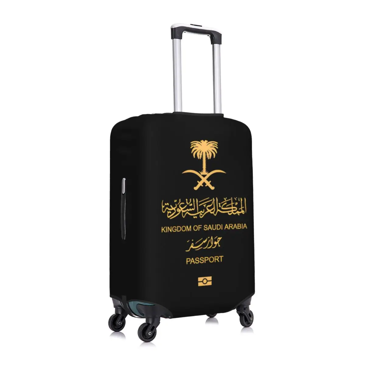 Saudi Arabia Passport Suitcase Cover  Kingdom Of Saudi Arabia Useful Cruise Trip Protection Luggage Case Vacation 3