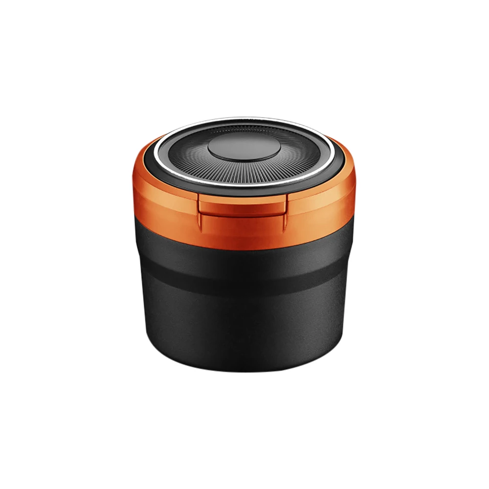 Car Ashtray Portable Ashtray New Car Ashtray Garbage Coin Storage Cup Container Cigar Ash Tray Car Styling With LED Light Auto Supplies Accessory