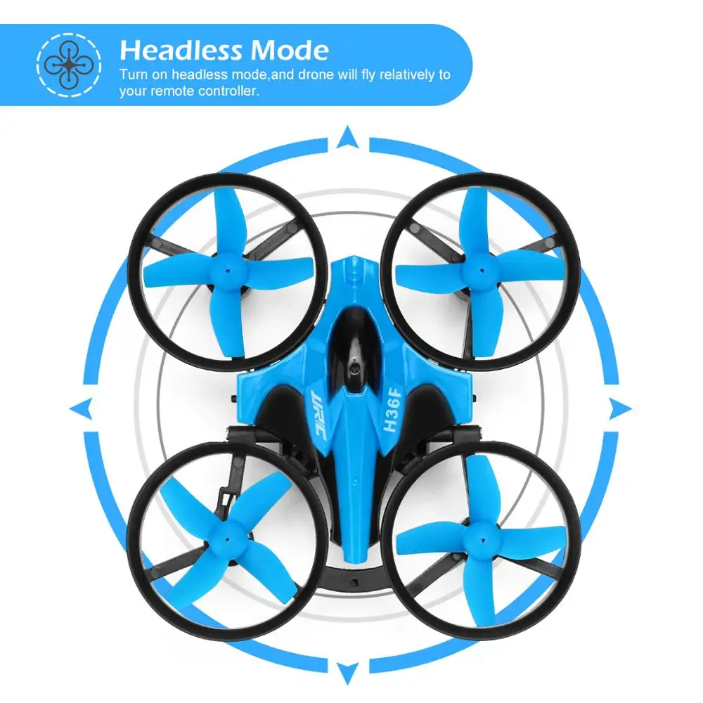 JJRC H36F RC Mini Drone Altitude Hold Headless Mode 3 in 1 Sea land Air flight 2.4G 6-Axis Quadcopter Boat RC Helicopter Kid Toy 6