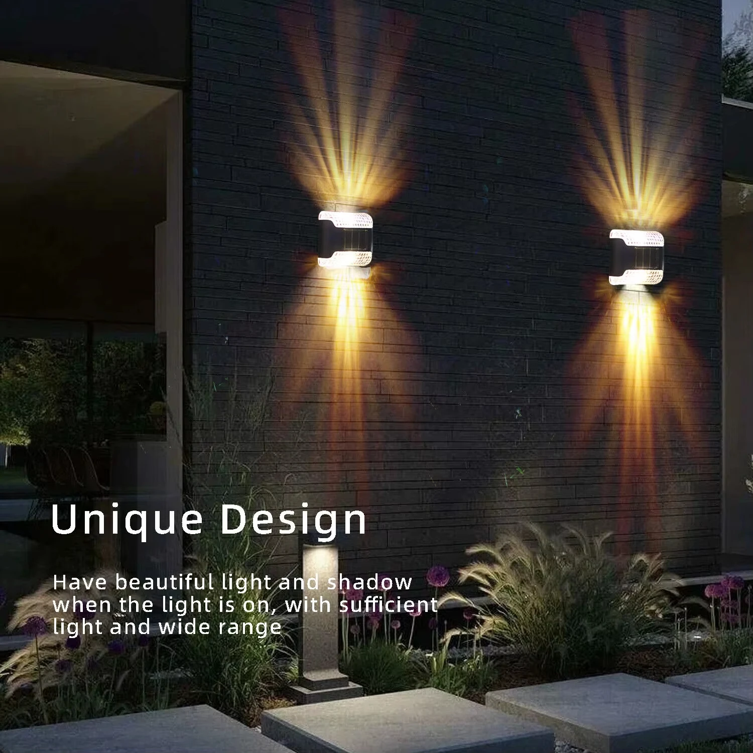 Description Picture 4 of itemSolar Powered Fence LED Light Outdoor Garden Waterproof Luminous Wall Lamp