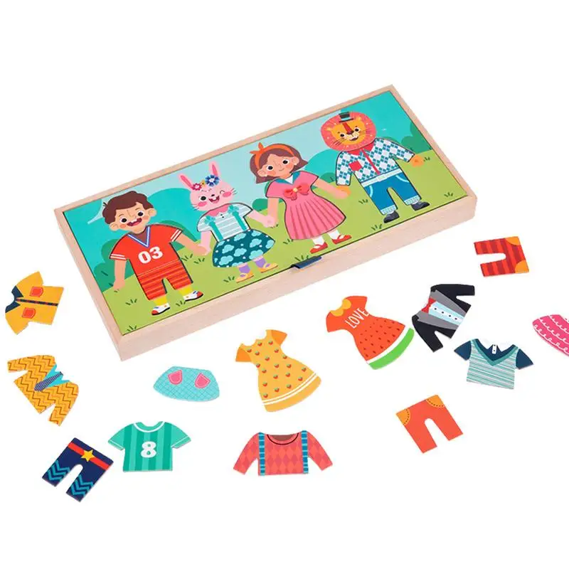 

Shape Sorter Dress Up Shape Puzzle Board Game Preschool Montessori Toy For Toddlers Promoting Hand-Eye Coordination