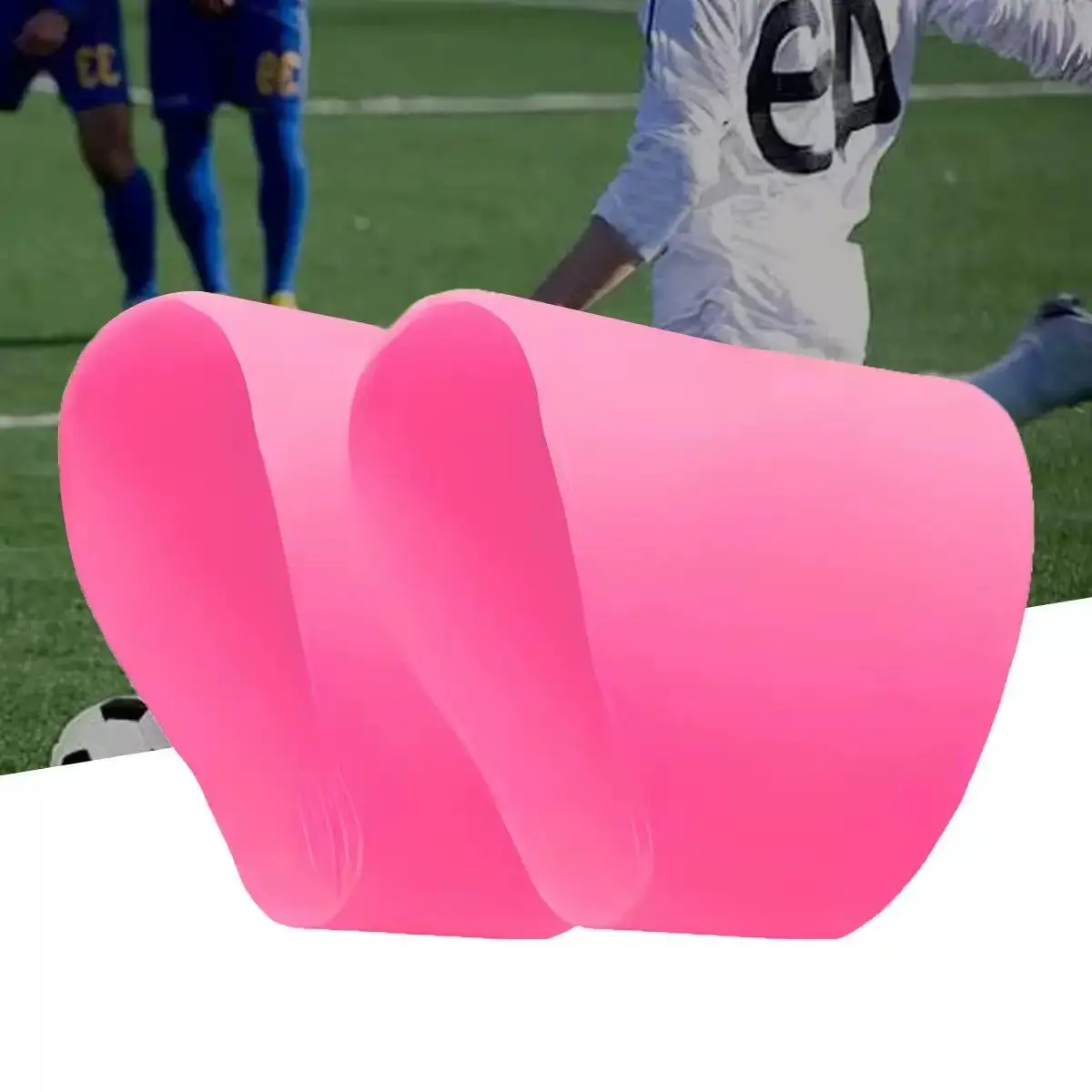 1 Paar Fußball-Schnürbänder, Silikon-Schnürbänder für Sportschuhe, für Sneaker für Erwachsene, halten die Schnürsenkel während des Sports, beim Fußball festgebunden. – Detail 7