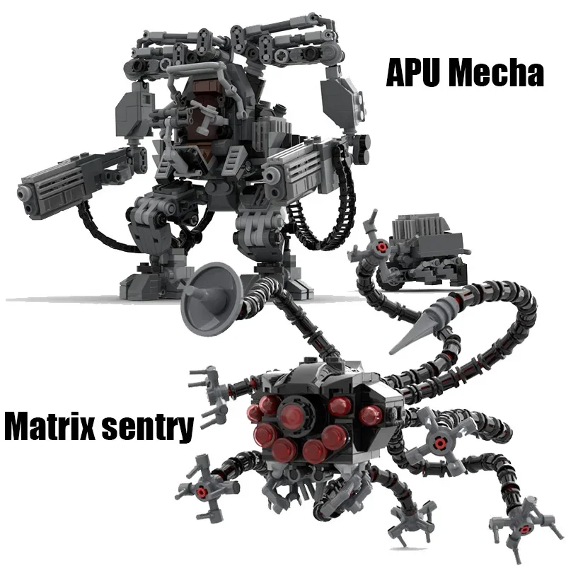 

MOC-137552 Matrix APU Mech Robot Building Blocks Set Armored Personnel Unit Machine Monster Model for Kids Toys Gifts