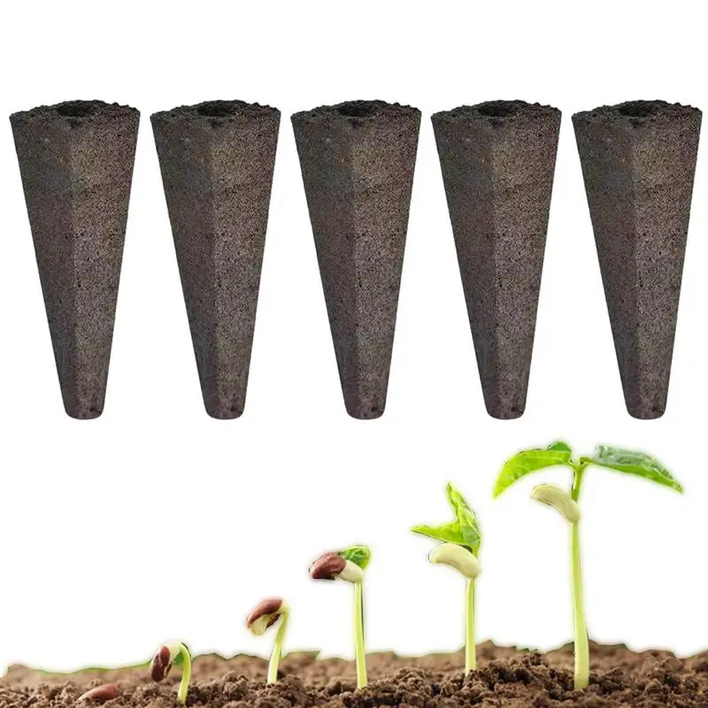 5Pcs Seed Grow Sponge Starter Plugs Seed Start Seed Pod Hydroponics Growing System Sostituzione Delle Spugne Per La Crescita Delle Radici Per Il Giard