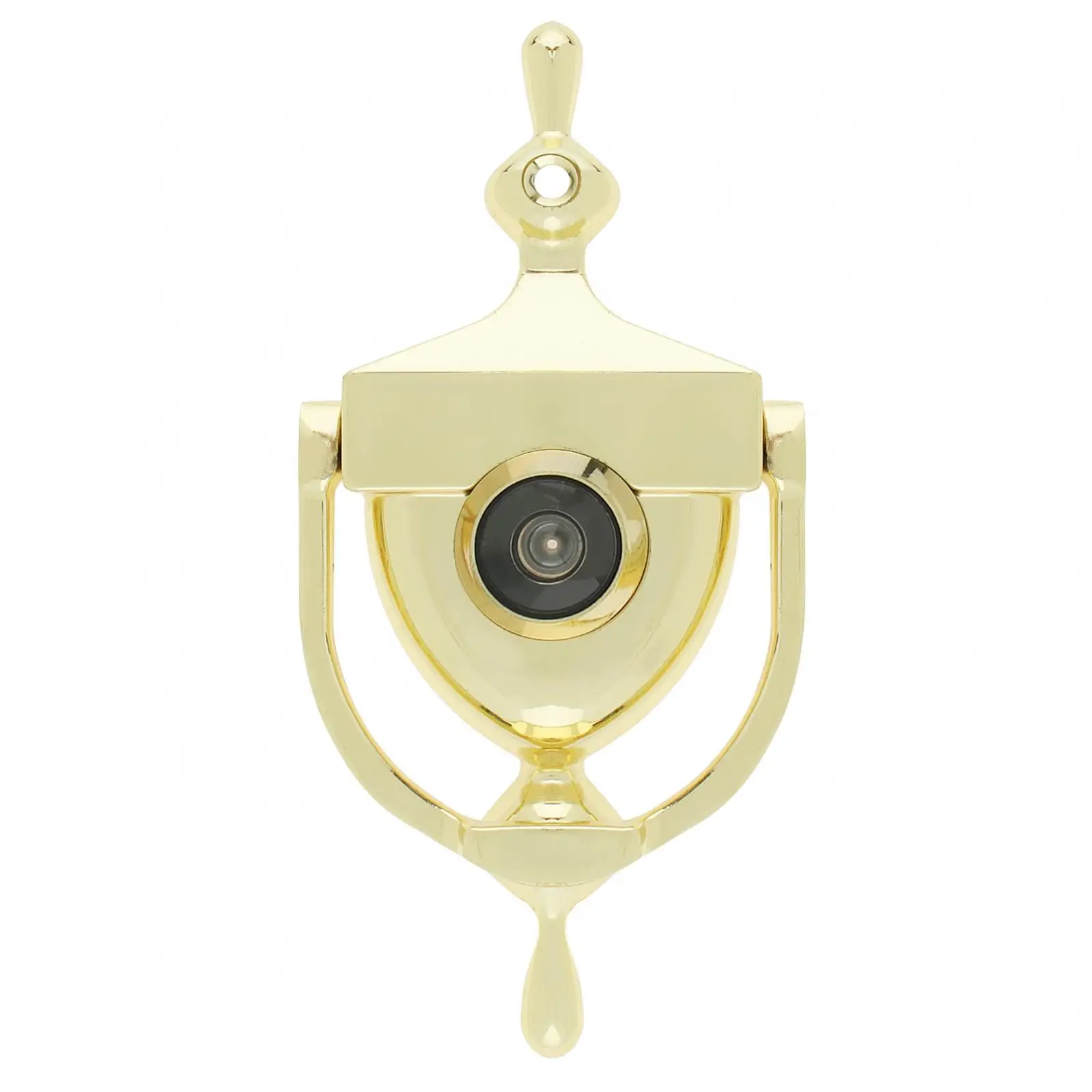 Door Knocker 6Inch Gold Double Crown Door Knocker Zinc Alloy for 1.38inch to 1.97inch Thickness Wood / Steel Doors door knocker