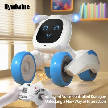 Robot intelligente cucciolo di cane RC Robot danza programma interattivo per animali domestici Robot telecomando vocale cane giocattoli Emo intelligenti per regalo per bambini
