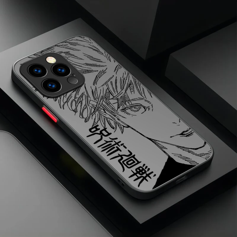 Jujutsu Kaisen Gojo Satoru & Sukuna Anime Design Hard Phone Case Cover
