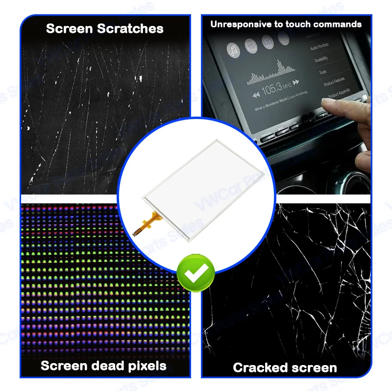 7 Inch Glass Touch Screen Panel Digitizer Lens For Peugeot 208 2008 308 Citroen C5 c4l C3XR Car DVD Player GPS Navigation car multimedia player multimedia touch screen