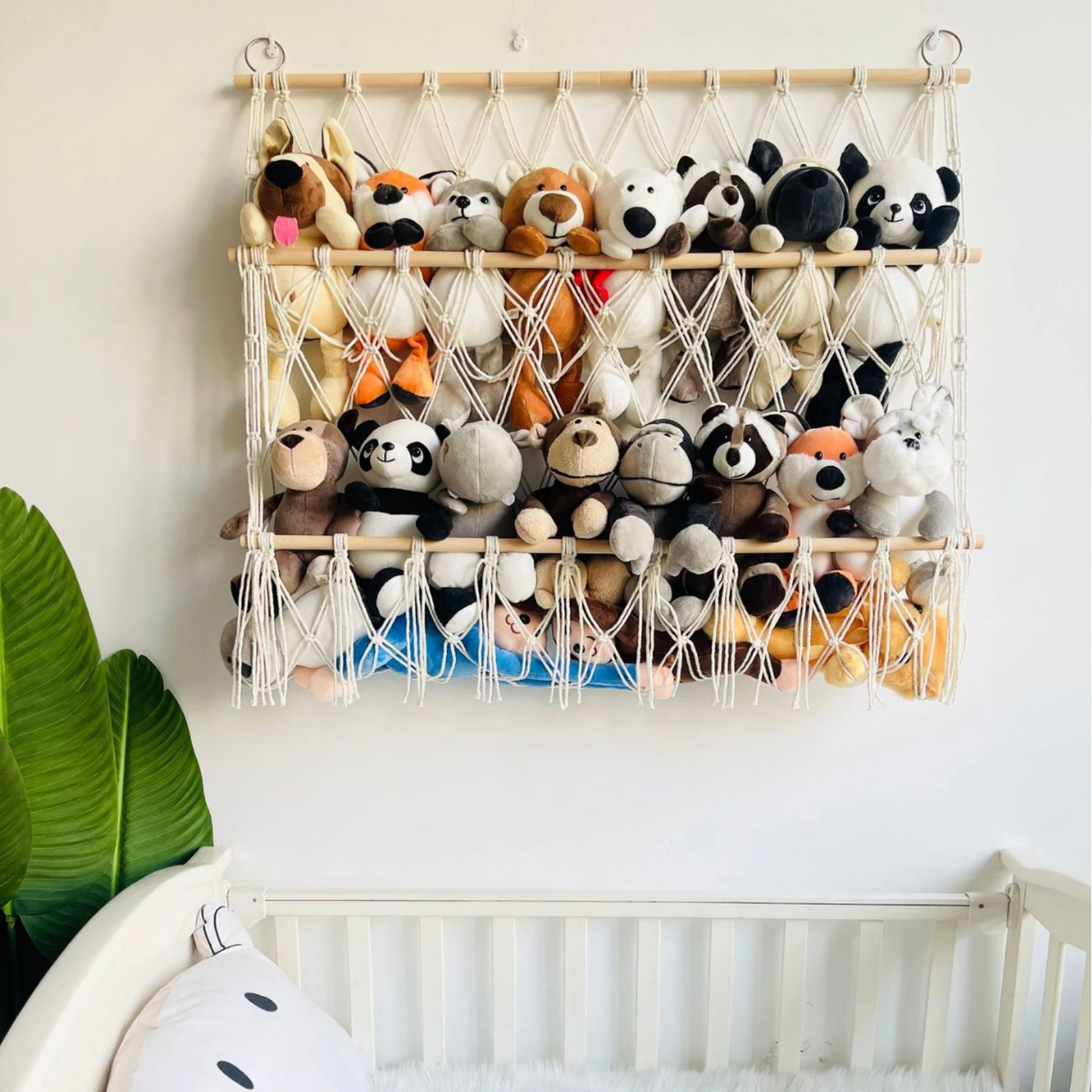 Kuscheltier Aufbewahrung Netz Hngematte  Boho Rosa Kinderzimmer Deko,  Stofftier Netz Zum Aufhngen