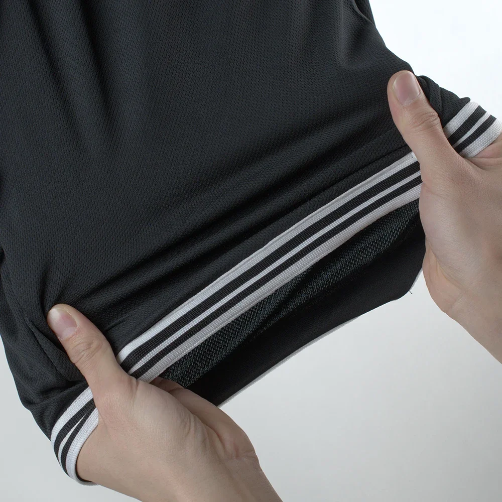 New Summer Men's Shorts Striped Loose Mesh Breathable Basketball Pants Casual Five-point Pants Fitness Jogging Sweatpants S-3XL 4