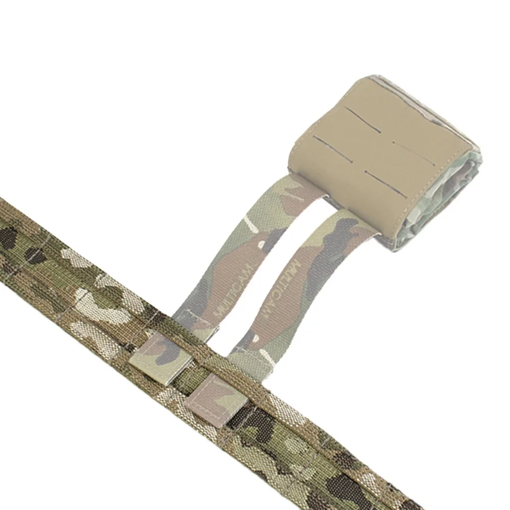 Vcorde bag2-Ceinture de style DulRonin à deux couches, sangle en métal à dégagement rapide, ceinture de taille Molle pour la chasse, ceinture de saut Airsoft