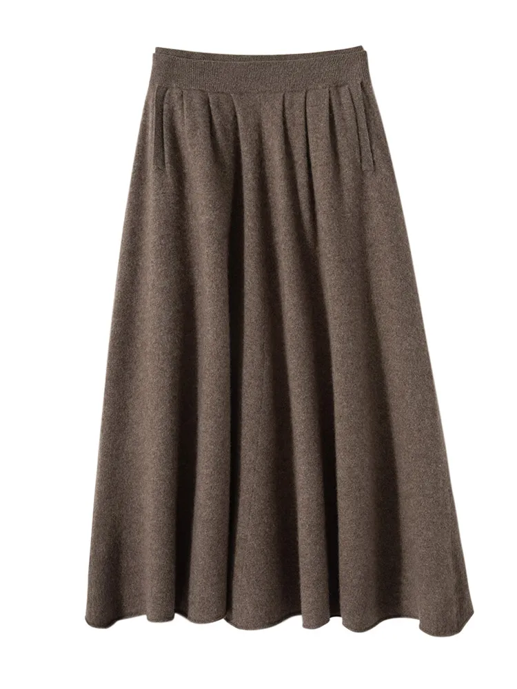 Cashmere Skirt Lightweight