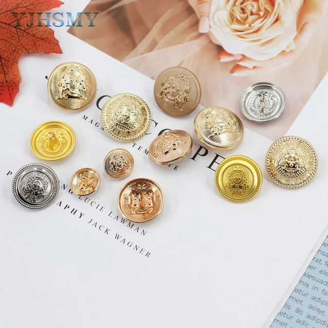 10 Pcs Gold Vintage Antique Metal Blazer Button Lion Buttons for Suits  Sport Coat Uniform Jacket - AliExpress