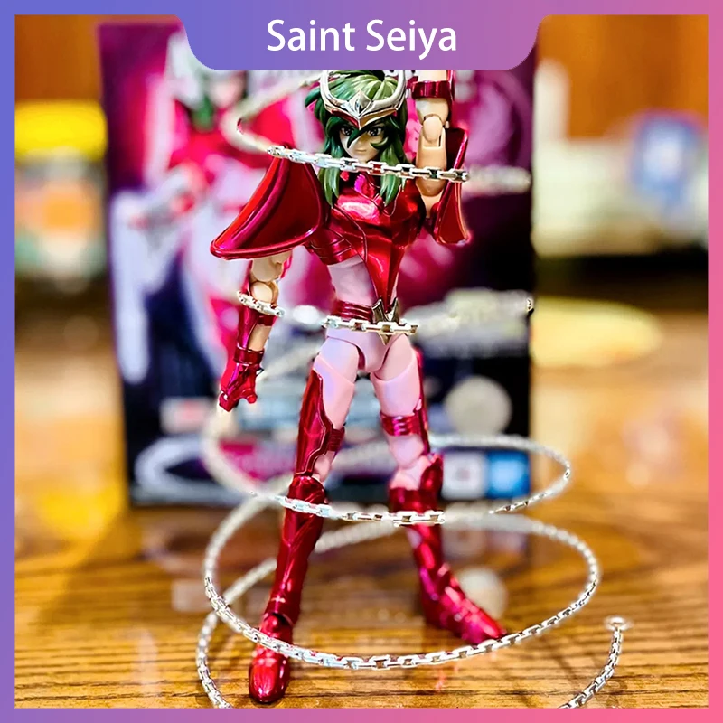 

17cm Anime Saint Seiya Myth Cloth Ex Andromeda Shun Final Bronze V3 Cloth Scorpio Action Figures Model Toy Presents For Children