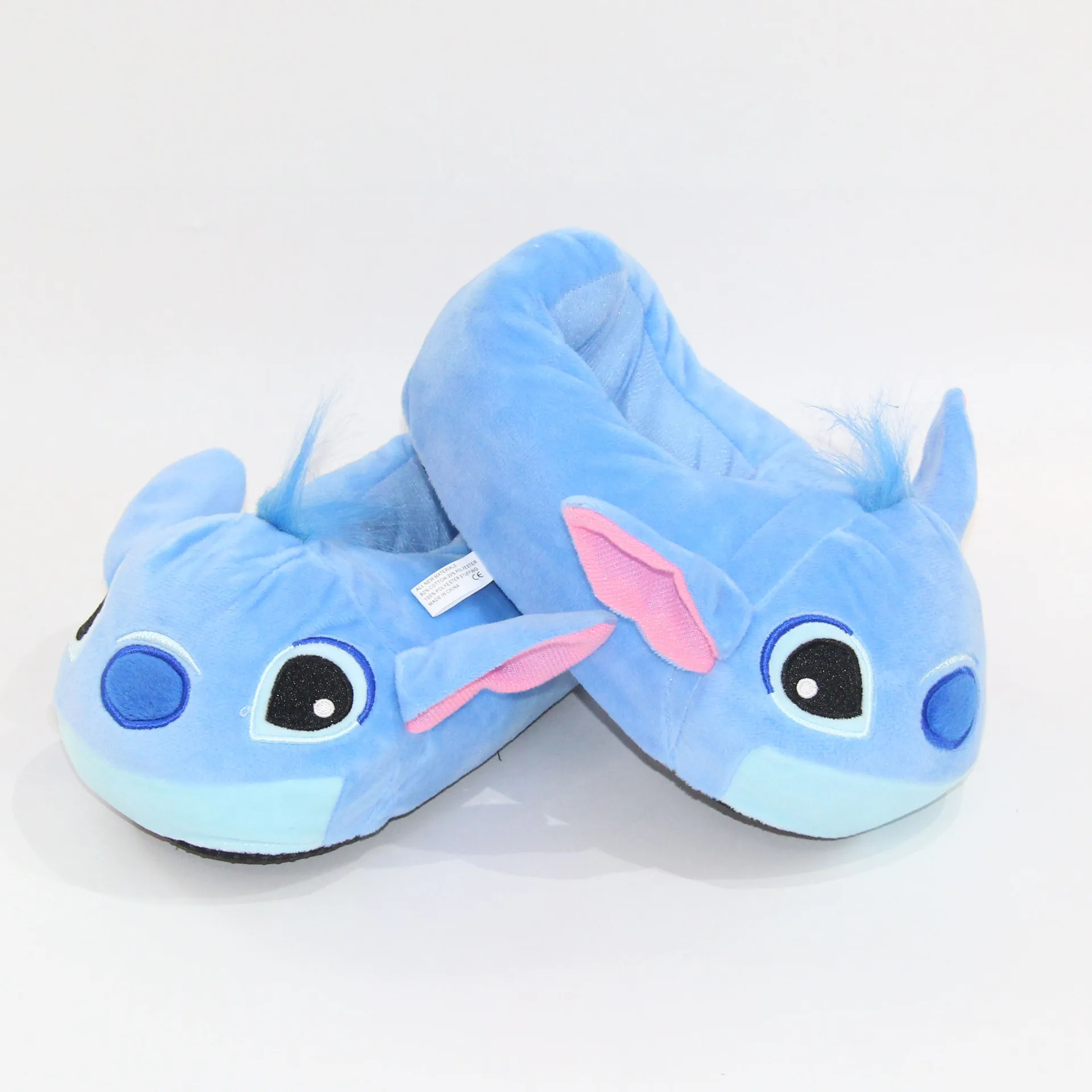 

Disney Anime Cartoon 22cm Lilo & Stitch Angel Stitch Plush Toys Dolls Home House Winter Slippers for Children Girls Kids Gifts