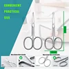 1/2Pcs Professional Makeup Scissors Nails Eyebrow Nose Eyelash Cuticle Trimmer Scissor Manicure Tool Curved Pedicure Scissors 6