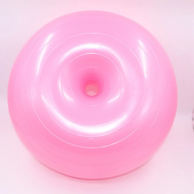 Inflatable Yoga Ball Donut Gym Exercise Workout Fitness Pilates Balance Yoga Ball For Women 50cm yoga ball gymnastics ball