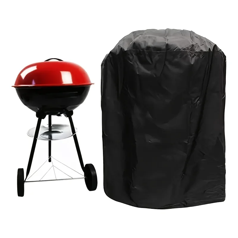 Durable Black Patio BBQ Cover, Kitchen and BBQ Decor, 77x58cm