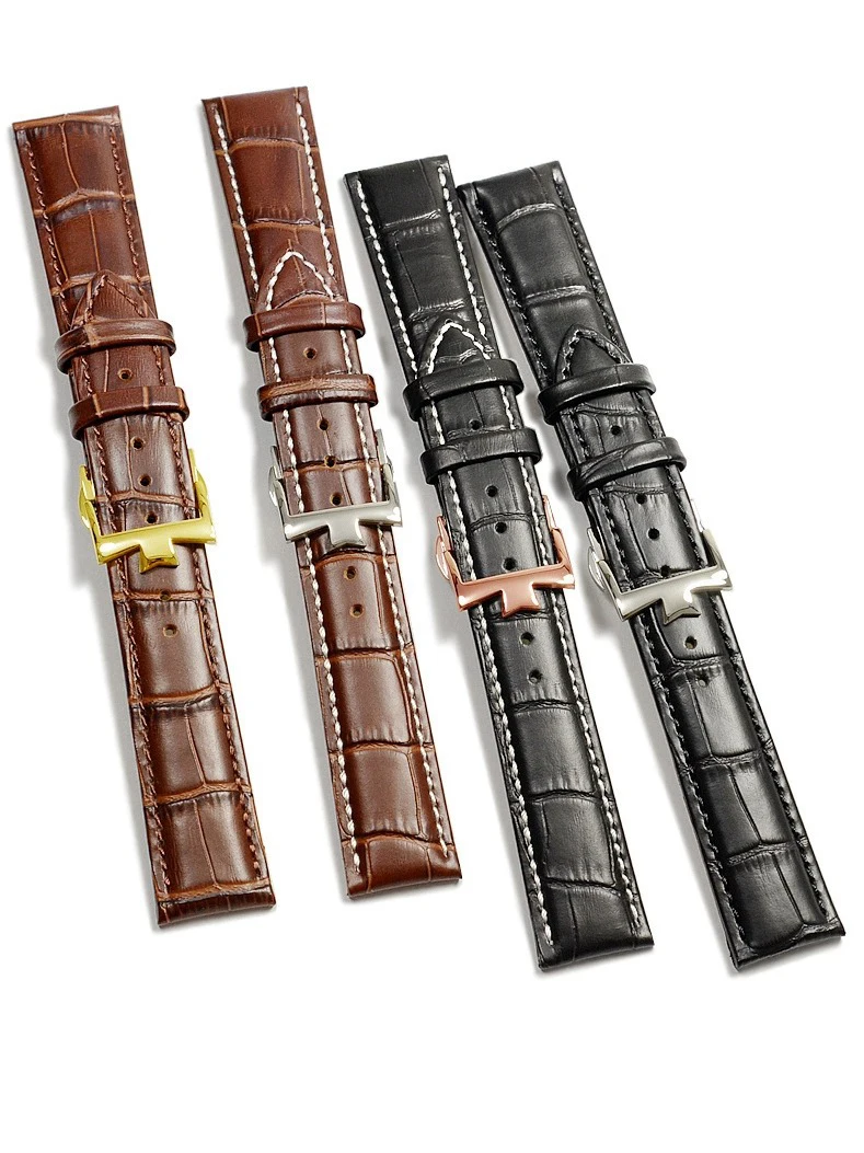 19mm 20mm 21mm 22mm Genuine Leather Watchband Replacement for Vacheron Constantin Patrimony VC Cowhide Men Women Watch Strap