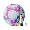 Kids Soccer Balls Abrasion-Resistant Professional Soccer Balls Match Ball With Bright Colors For Grass Artificial Turf Or Indoor 1