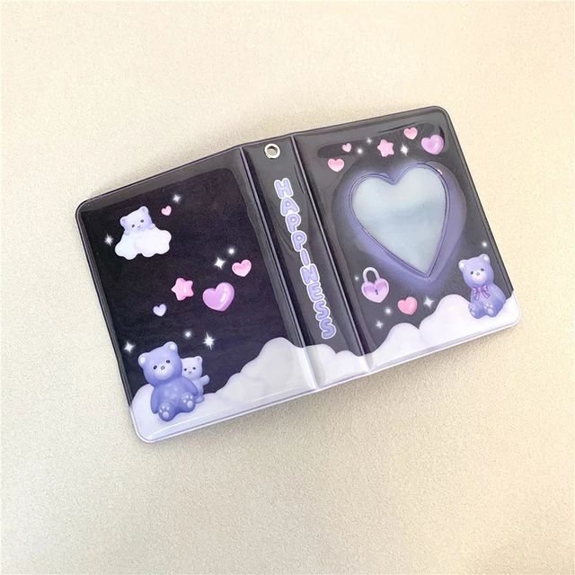 Ins 3 Hüvelykes Rajzfilmes Fotokard Tartó 40 Zsebek Fotóalbum Kpop Idol Kártyák Gyűjtése Könyv Mini Instax Fotó Album - Image 5