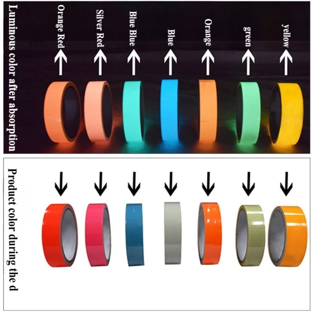 Cat luminous stickers adhesive tape night home indoor outdoor self  luminous fluorescent strips Stair warning tape DIY stage 2