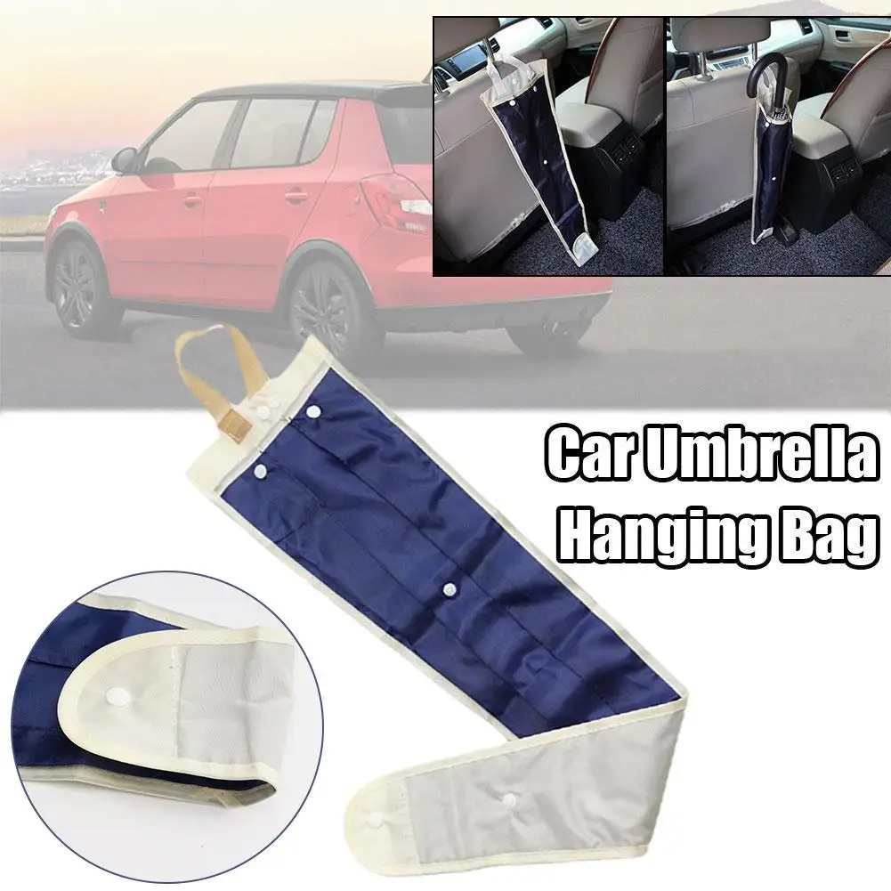Umbrella Cover for Car Truck Back Seat Umbrella Storage Holder Hanging Waterproof Organizer Bag Foldable Sleeve Ho Q8G3