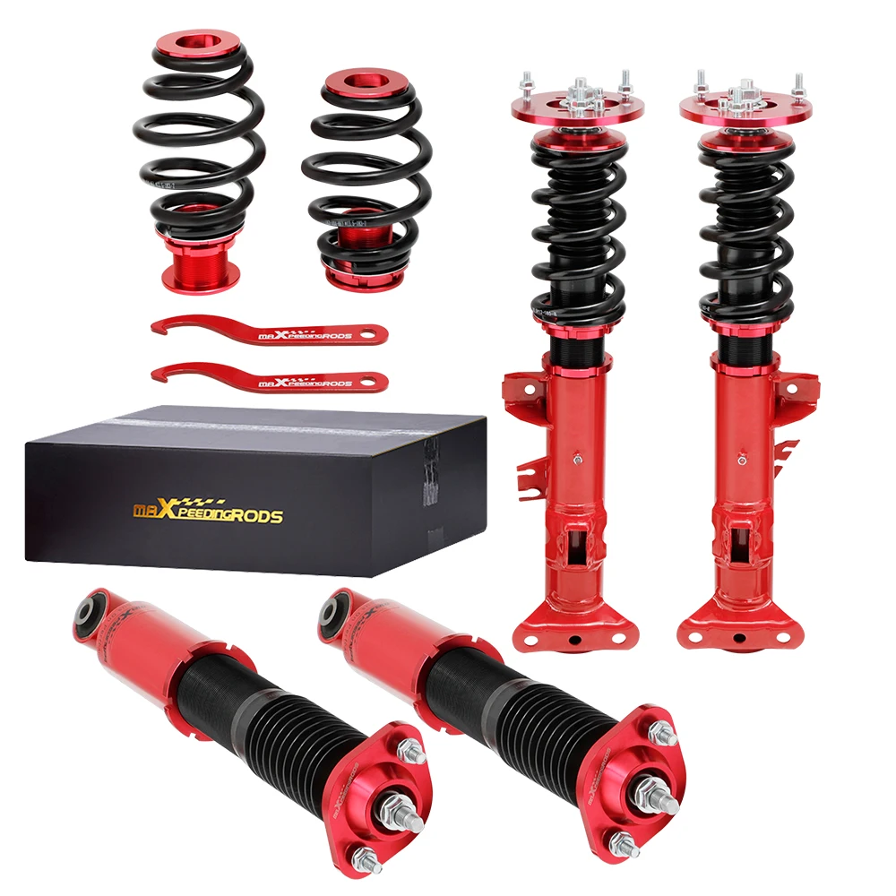 Maxpeedingrods Coilover Ammortizzatore Molla Anteriore E Posteriore Per Bmw Z3 M Roadster E36 1996-2002 Bobine Di Abbassamento Regolabili Coilovers