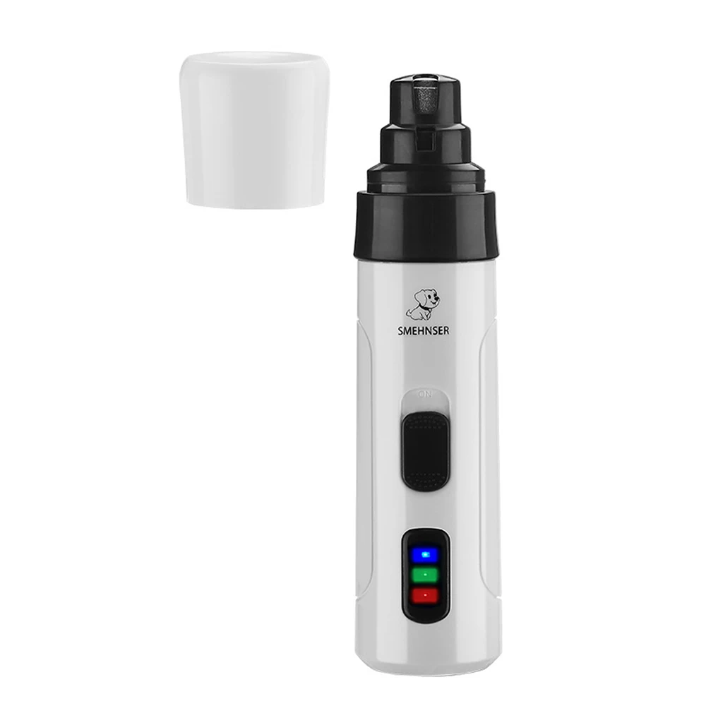 Rechargeable Dog Nail Grinders USB Charging Pet Nail Clippers Electric Dog Cat Paws Grooming Trimmer Tools