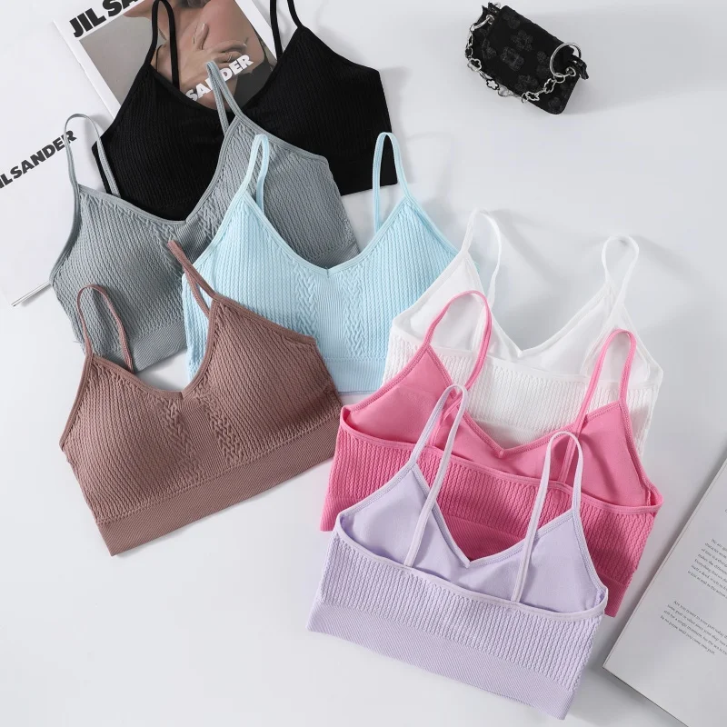 Seamless Bras For Women Wire Free Padded Brassiere Sports Underwear Comfort Bralette Female Crop Top Sexy Lingerie Intimates 2