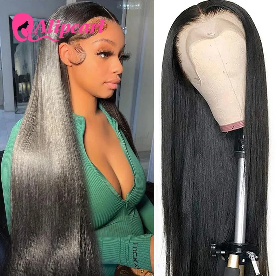 Human Hair Wigs Straight Lace Front Wig 4x4 Closure Wig For Women Brazilian