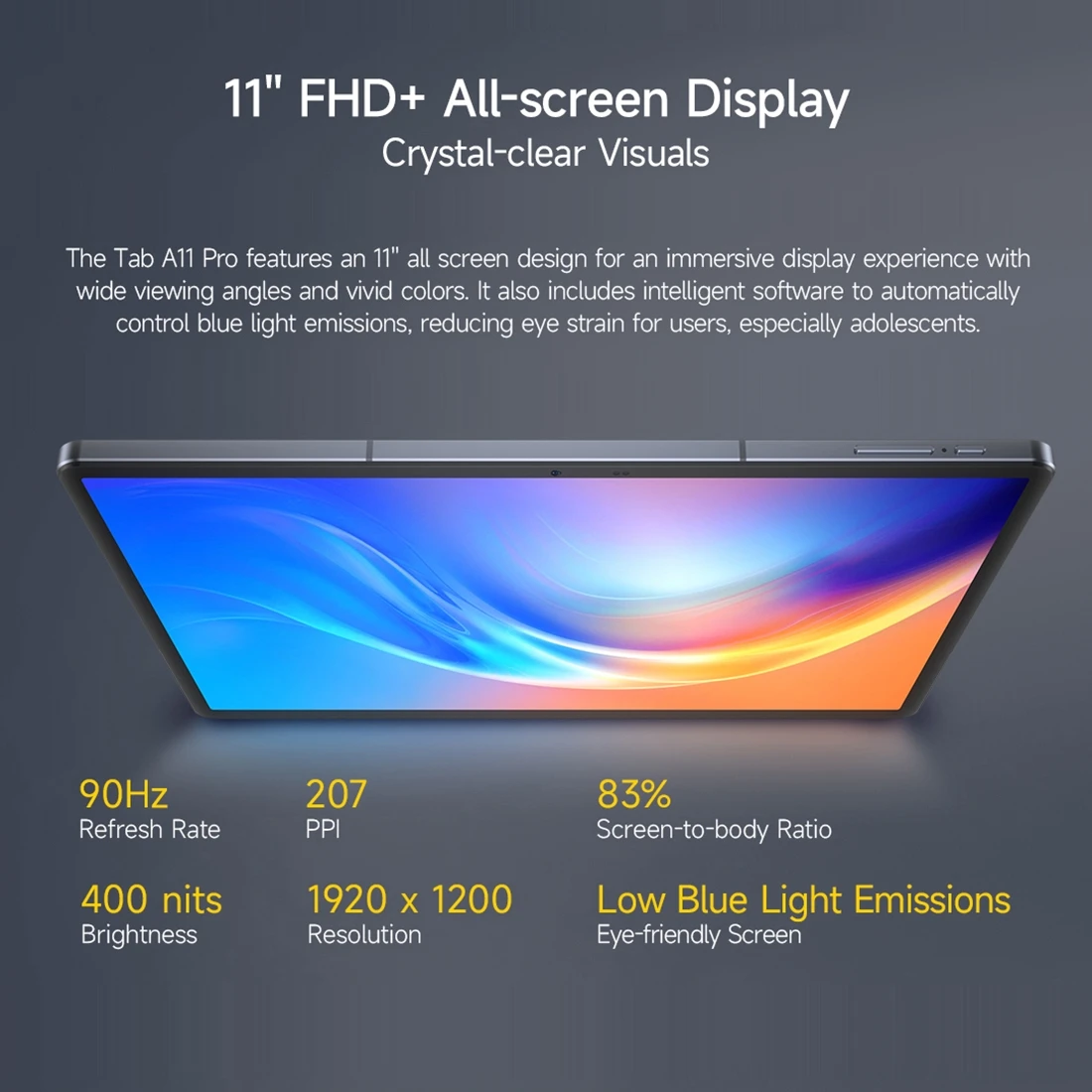 Ulefone Tab A11 Pro Tablet PC 8GB+128GB/256GB 11‘’ Slim 7.6mm Android 14 8800mAh  MediaTek Helio G99 Octa Core 4G Tablet