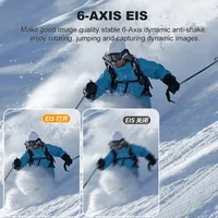 6K Action Camera 4K60FPS Dual Screen 30M Waterproof 170° 5X Zoom 6-Axis GYRO Video Sport Camera WiFi Action Camera for Vlog 2
