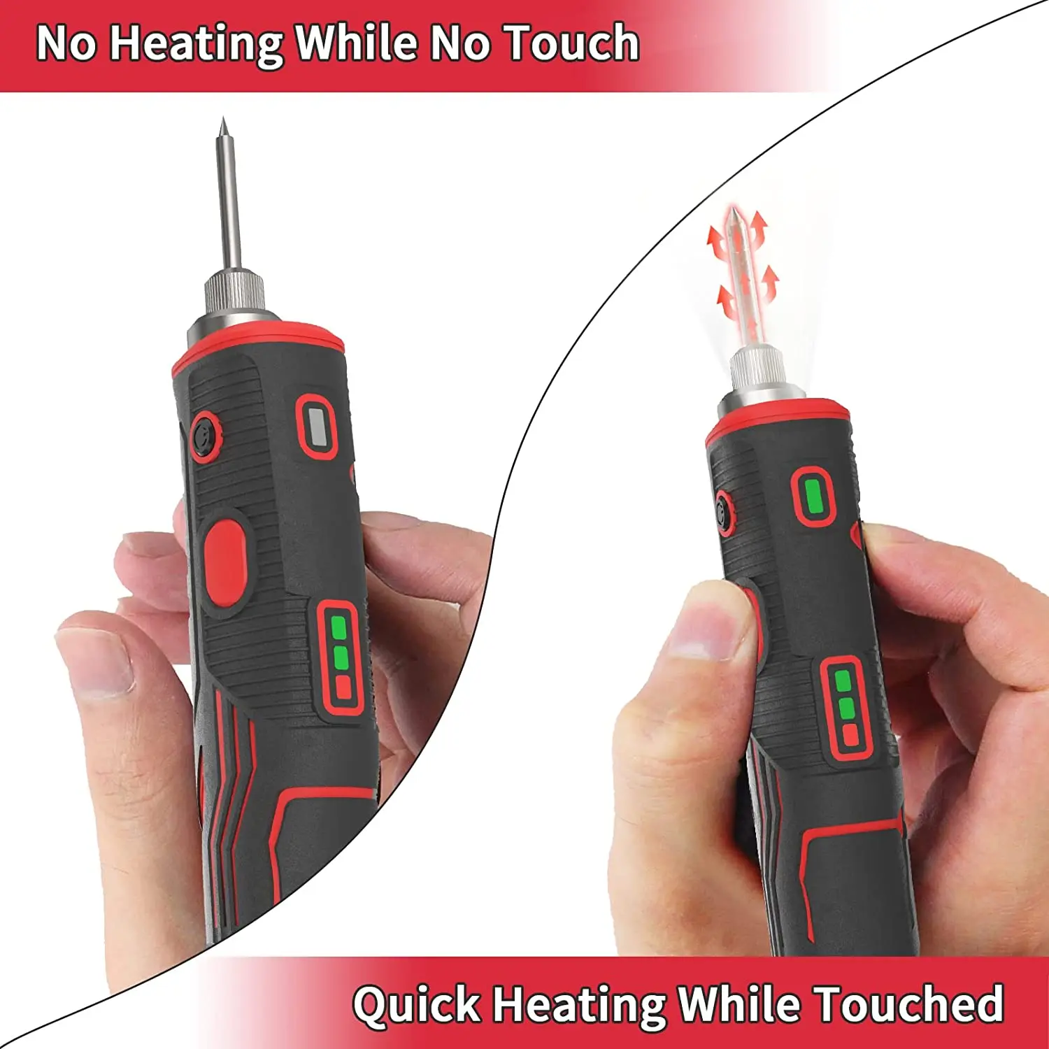 Fer à Souder USB Portable - Sans Fil, Température Réglable 260-420°C, Avec 3 Pointes, Parfait Pour Réparations électroniques Et Bricolage