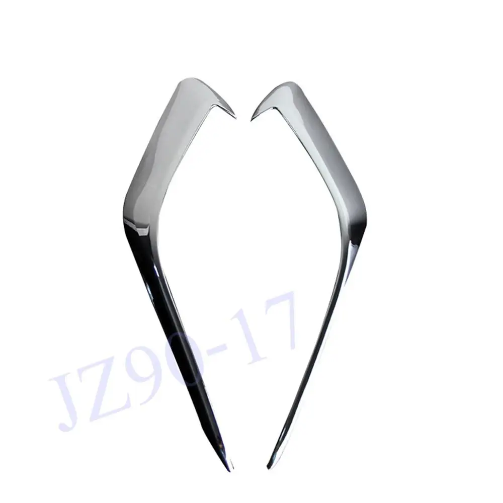 

Front Fog Light Lamp Cover Eyebrow Eyelid Garnish Streamers Outer Fog light trim Fit For Mazda3 2014 2015 2016 Accessories